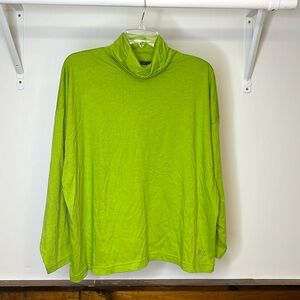 NWT Vintage Deadstock G. Fox Green Slouchy Fit Turtleneck- Small
